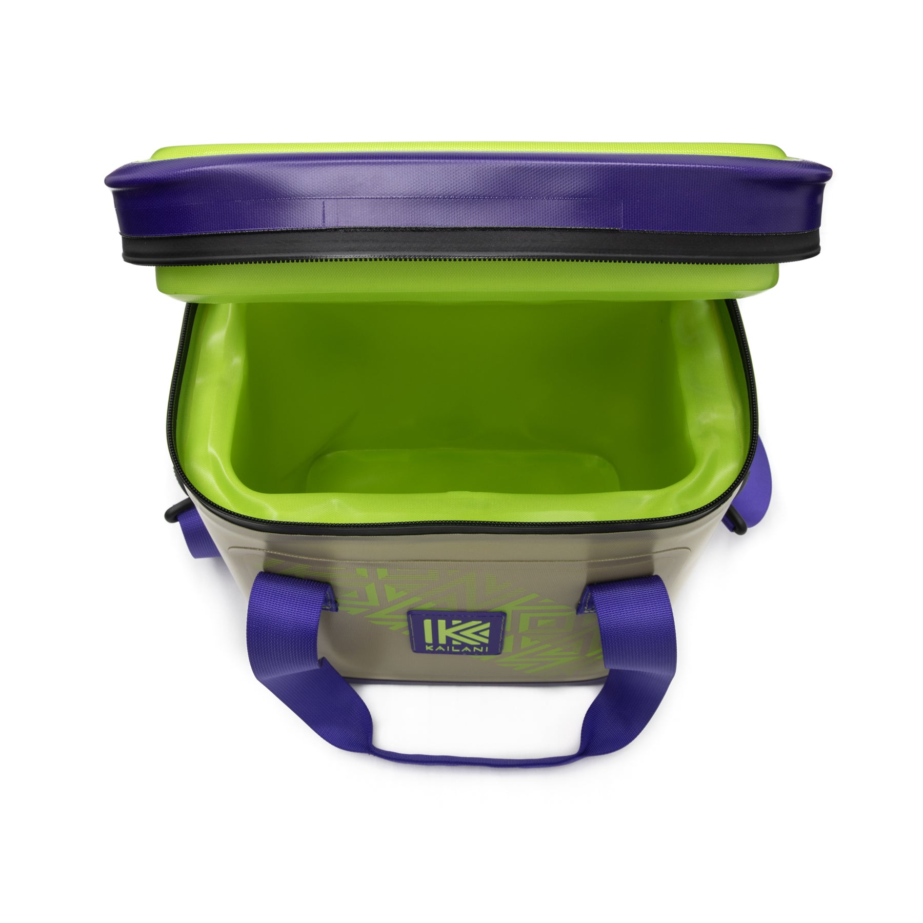 KUKUI 10 Can Soft Cooler Tan/Purple