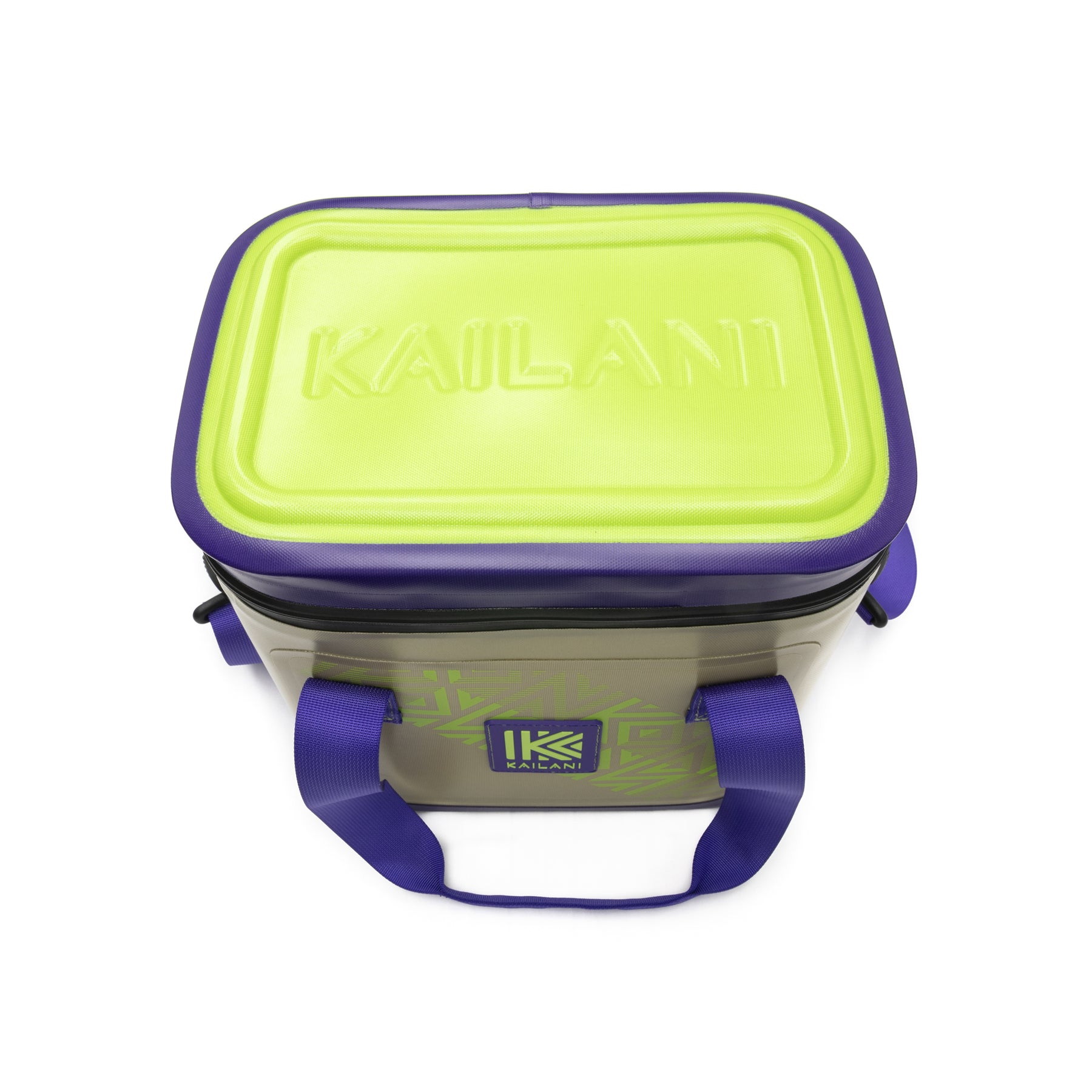 KUKUI 10 Can Soft Cooler Tan/Purple