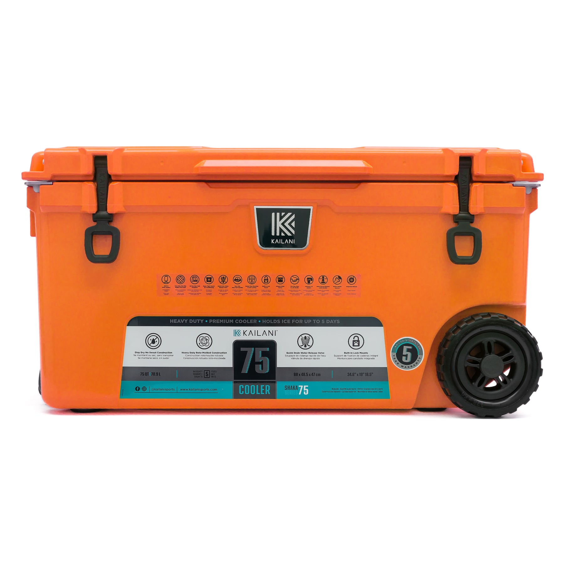 KAILANI SHAKA 75 Rotomolded Hard-Sided Cooler