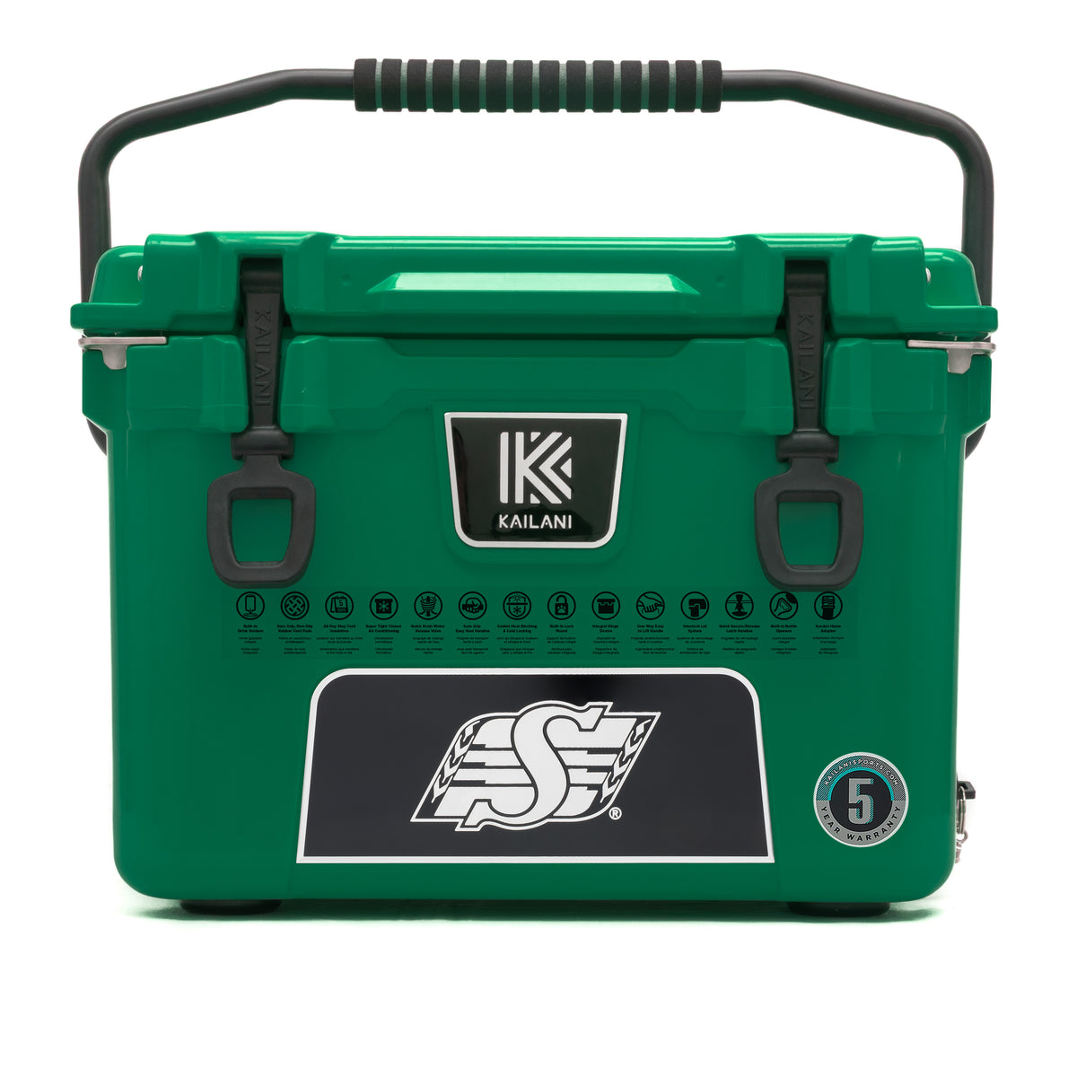 SHISHIKUI シシクイ VOLUMEY NAVY GREEN Kailani Shaka 20 Hard-Sided Rotomolded Cooler