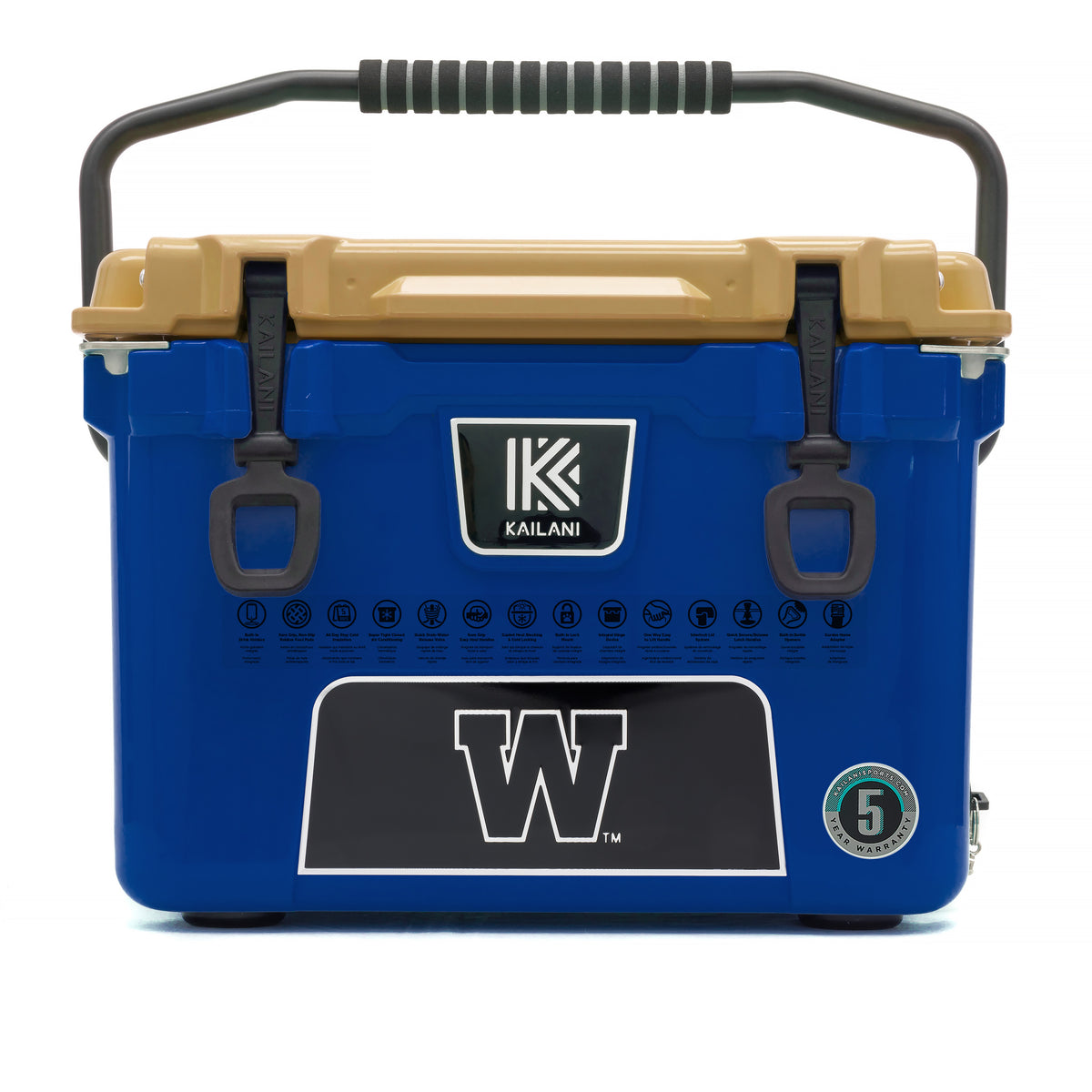 $HIN1 20キャンター フロント2面 アイスブルー Kailani Shaka 20 Hard-Sided Rotomolded Cooler