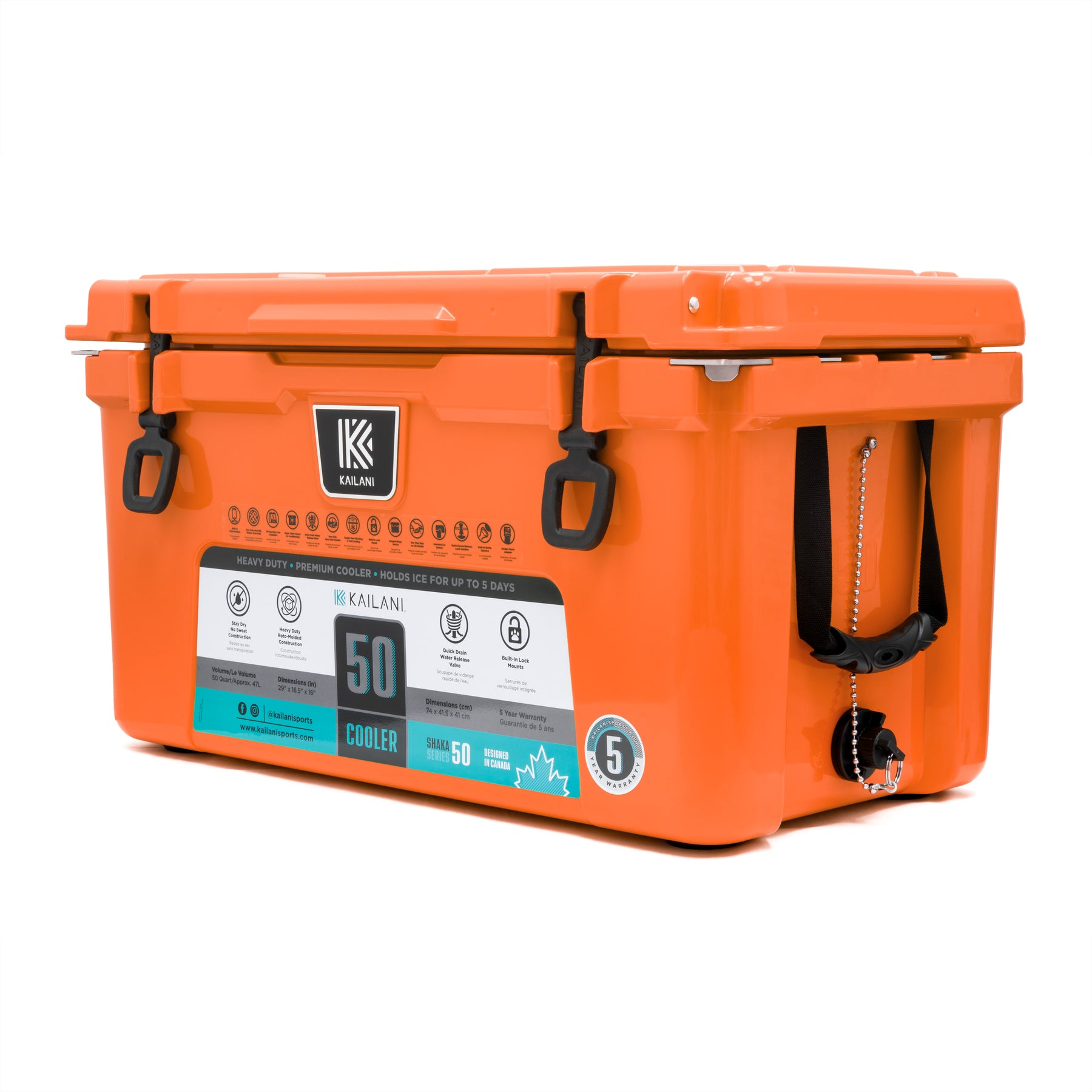 KAILANI SHAKA 50 Rotomolded Hard-Sided Cooler