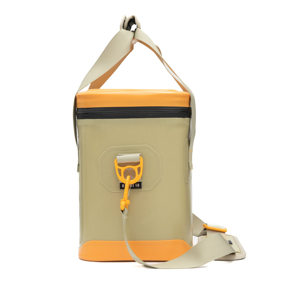 KUKUI 10 Can Soft Cooler Tan/Orange