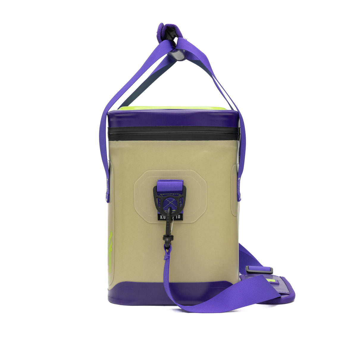 KUKUI 10 Can Soft Cooler Tan/Purple