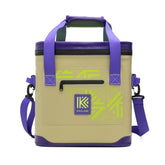 KUKUI 20 Can Soft Cooler Tan/Purple