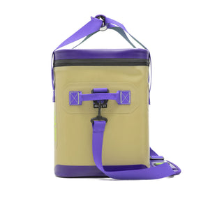 KUKUI 20 Can Soft Cooler Tan/Purple